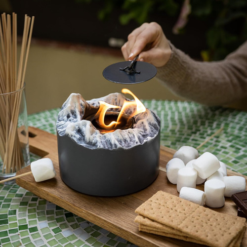 Cuenco Portátil Para Fogata De Mesa, Sin Humo Para Exteriore