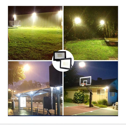 Reflector Led 100w + Pack X 2 Reflectores Led 30w Exteriores