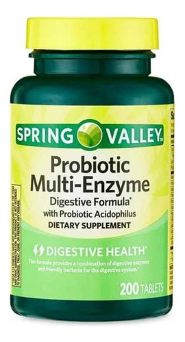 Probiotico Multi Enzimas - 200tab - Unidad a $1280