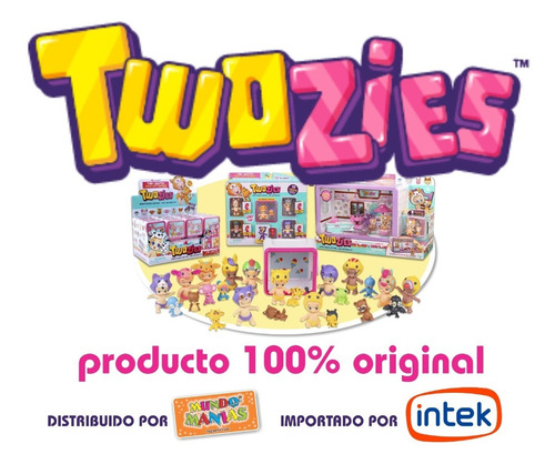 Twozies Cajita Figura Muñeco Sorpresa Con 1 Bebé + 1 Mascota