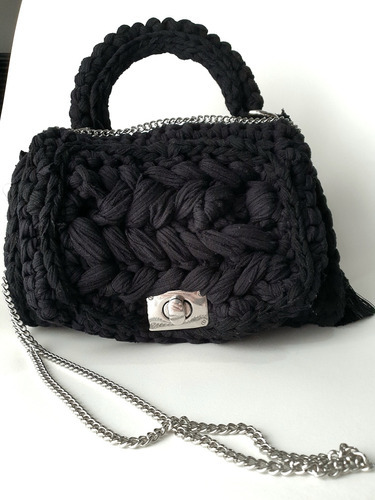 Cartera Tejida Al Crochet 