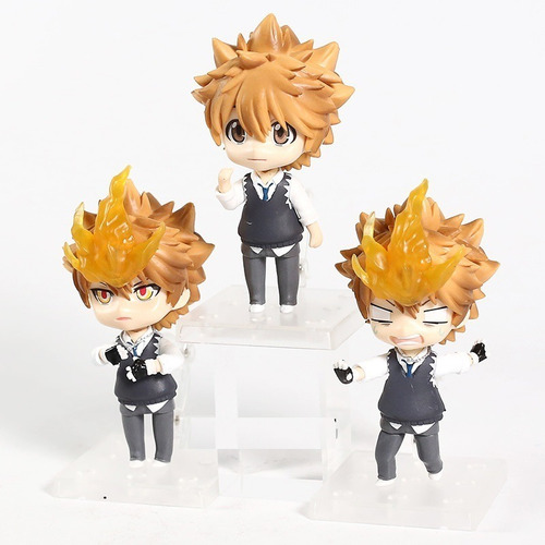 Figuras Hitman Reborn Tsuna Sawada (set De 3 Figuras)