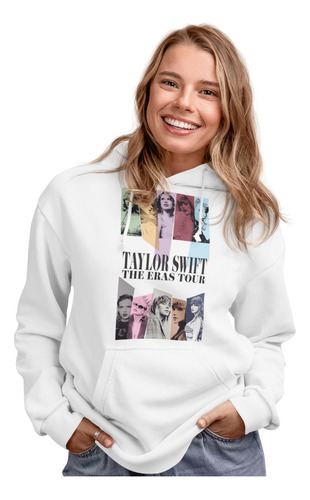 Poleron Unisex Taylor Swift Musica Era Gira Estampado Algodon