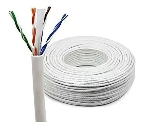 Caja De Cable Utp Cat.6 Aleacion Para Interior 100m Wiretech