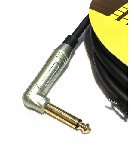 Imagen 3 de 4 de Cable Instrumentos Amphenol Gold Series Gd3034 6mts Plug Oro