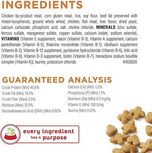 Purina Kitten Chow Dry Kitten Food, Nurture - 14 Lb. Bag