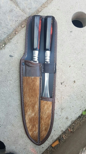 Juego De Cuchillo Y Pincho Parrillero