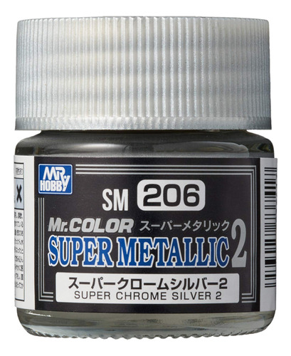 Mr Color Super Metallic 2 Superchrome Silver Sm206 Oz