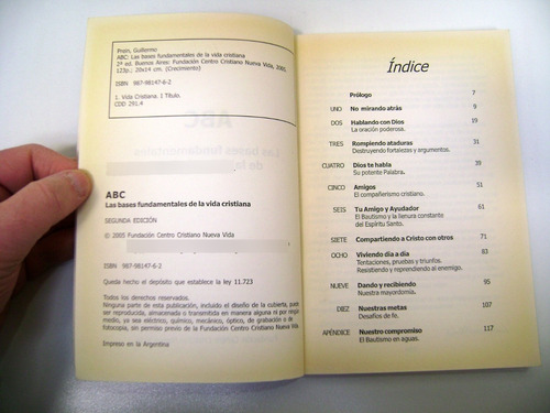 Abc Bases Fundamentales Vida Cristiana Guillermo Prein Boedo (Usado)