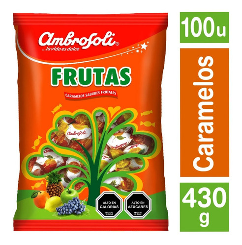 Caramelos Frutas Ambrosoli X100 Unidades