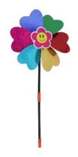 Molino De Viento Que Gira Primavera 50 Cm Jardin Con Colores