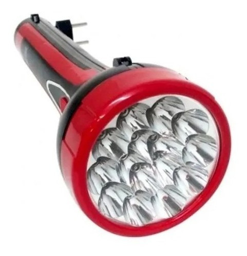Lanterna Recarregável Eco Lux - 15 Leds - Eco8209 Cor da lanterna Vermelho Cor da luz Branco