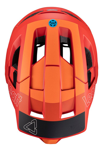 Capacete Leatt Mtb Enduro 4.0 V24 Cor Vermelho Tamanho M