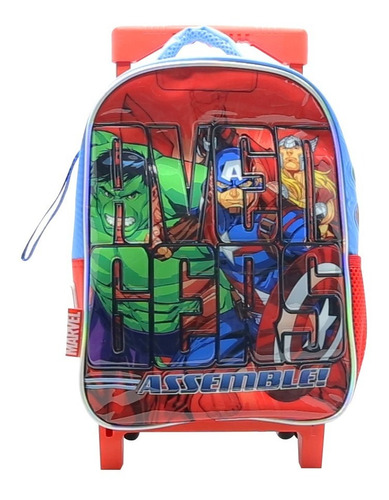 Mochila Carro Jardin Vengadores Hulk Ironman Mundo Manias