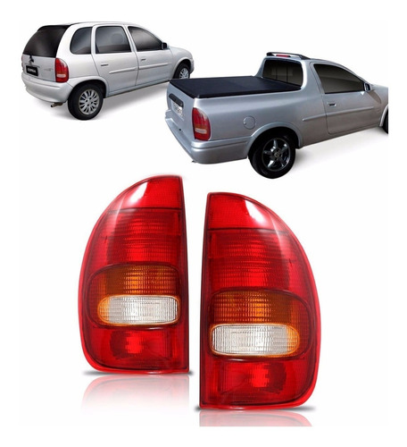 Lanterna Traseira Corsa Pick-u 4 Portas 94 95 96 97 98 99