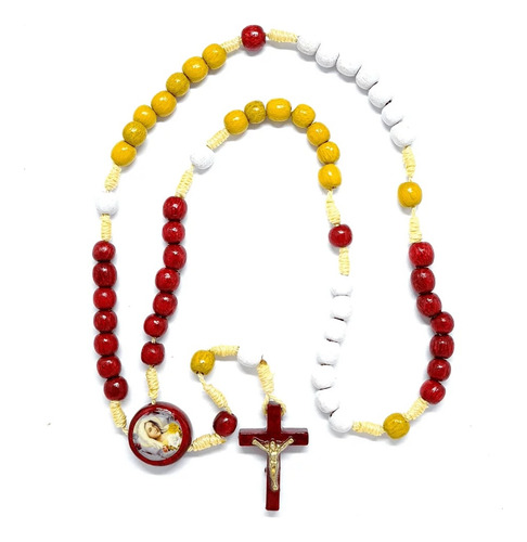 Terço Nossa Senhora Da Rosa Mística Com Folheto De Oração