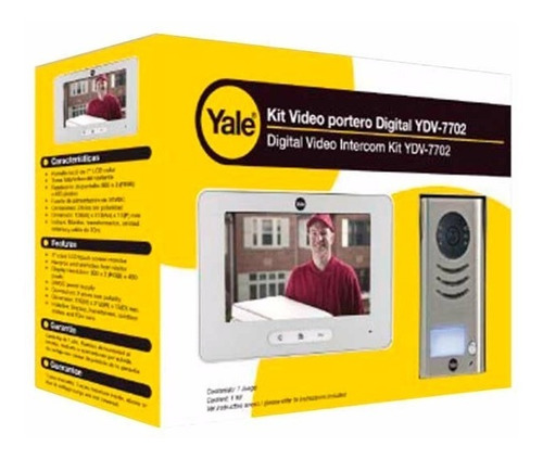 Video Portero Digital Ydv7402 Yale Pantalla Led Envio Gratis