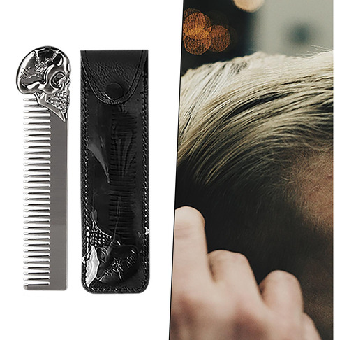 Peine De Barba Fresco Para Hombres Peine De Bolsillo Dientes