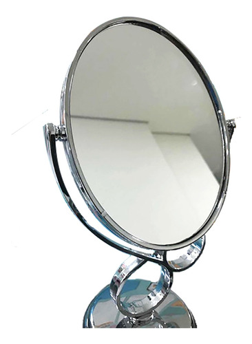 Espelho De Mesa Maquiagem Make Dupla Face Portátil