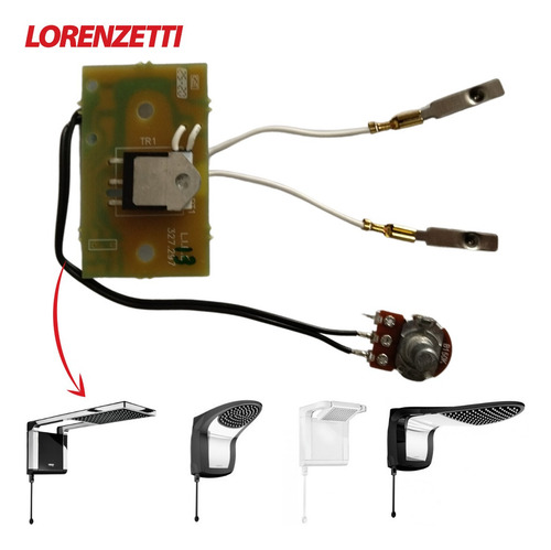 Circuito Eletrônico + 2 Lâminas De Contato Acqua Lorenzetti Cor Color