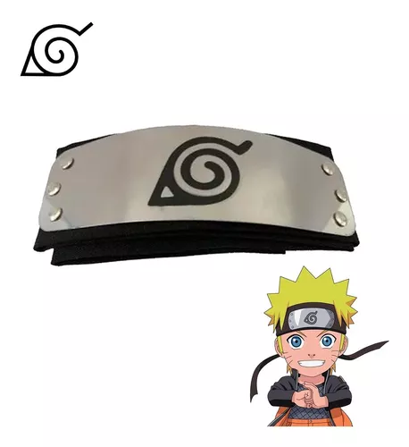 BANDANA NARUTO – SÍMBOLO RENEGADO DA ALDEIA DA FOLHA