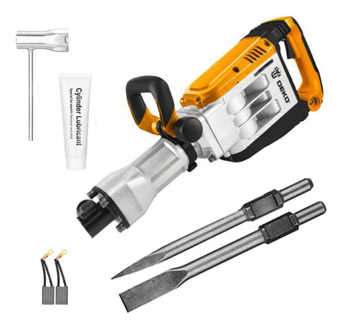 Martelo Demolidor Industrial 1700w 127v Com Acessórios Deko