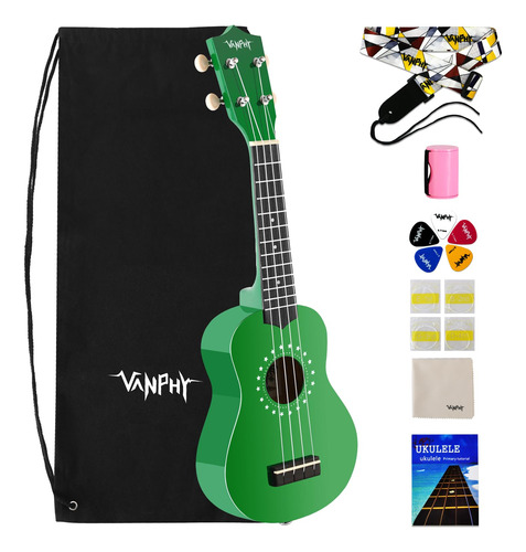 Vanphy Ukelele Soprano Para Ninos, Ukelele De 21 Pulgadas Co