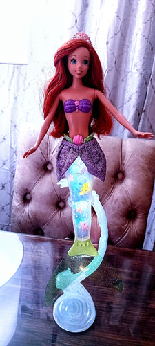 Muñeca Disney La Sirenita Ariel Luces Brillantes Mattel 2005 (Usado)