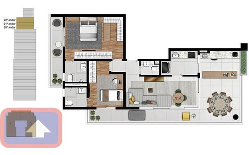 Imagem 25 de 26 de Apartamento Com 3 Quartos E 4 Banheiros A Venda , 167 M² - Pinheiros - 17281