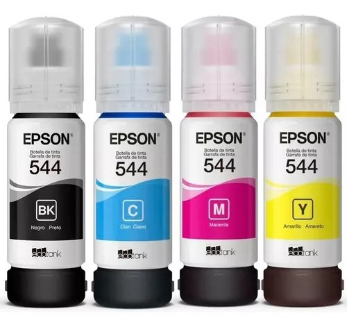 Pack 4 Tintas Epson 544 Original Selladas Factura