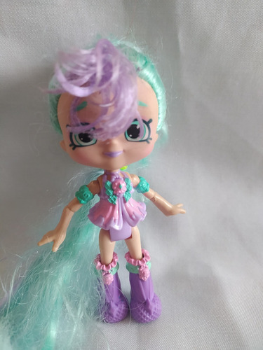 Muñeca Shopkins Pelo Azul 12 Cm Moose 03 (Usado)