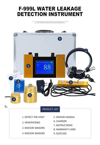 Detector Ultrasónico De Fugas De Agua For Uso Doméstico