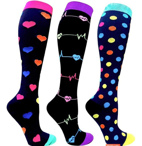 3 Pares De Calcetines De Viaje Para Correr, Ciclismo Y Mujer