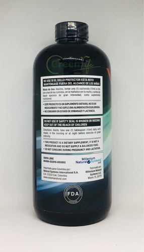 L- Carnitina Líquida 2.000mg Quemador De Grasa 480ml Systems