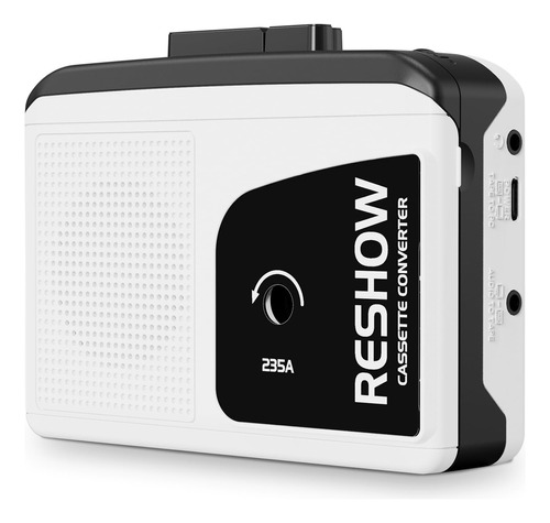 Reshow Reproductor De Casete Portatil Con Altavoz Incorporad