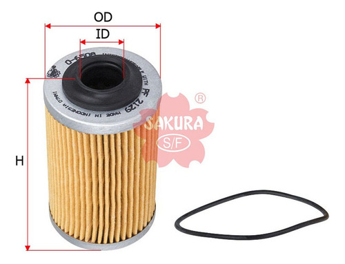 Filtro Aceite Chevrolet Caprice 3.6l V6 2015