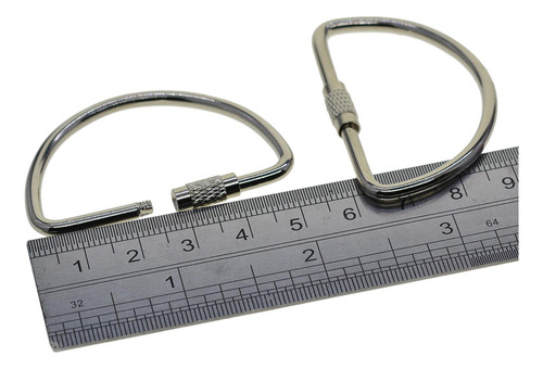 2 Paquete De 2-4 6 Piezas Llavero Con Cerradura De 2 Piezas