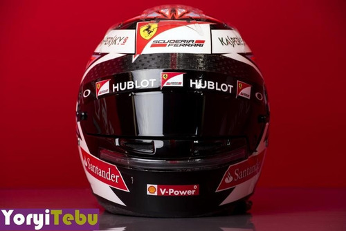 Casco Automovilismo Comp Kimi Raikkonen 2015