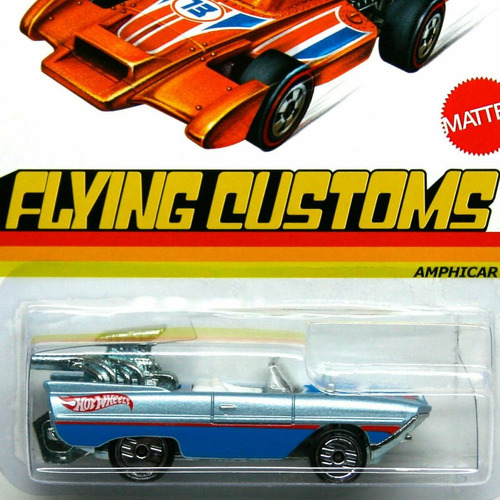 Auto Hot Wheels Flying Customs Amphicar Anfibio Retro Rdf1