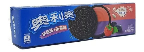 Galletas Oreo Sabor Frutilla Y Arándanos 97 Gr.