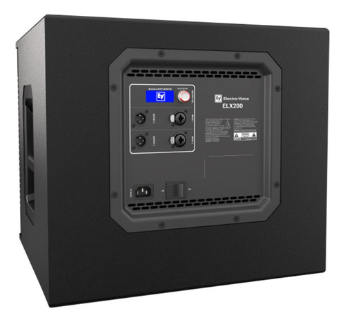 Subwoofer Electro Voice Elx200-12pol. Ativo Preto