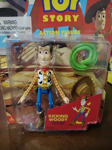 Toy Story Kicking Woody Think Way Toy Disney Pixar 1995 (Usado)