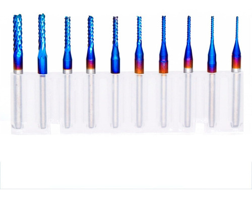 Suofeilaimu-phone Case Metal 10pcs 0.8-3.0mm Cnc Router Bit