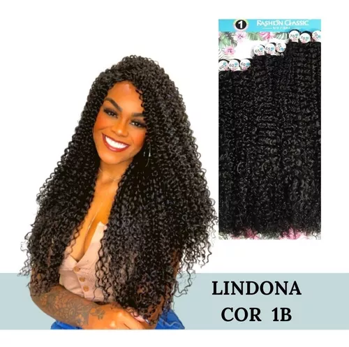 Cabelo Cacheado Lindona Bio Vegetal Orgânico Fashion Classic - R