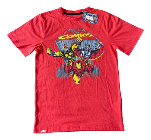 Polera Marvel Talla 14, Manga Corta, Original