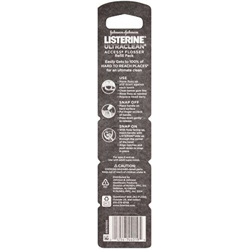 Listerine Ultra Clean Access Jefes Flosser Menta De Recarga,