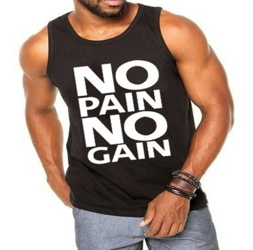 Camiseta Regata No Pain No Gain