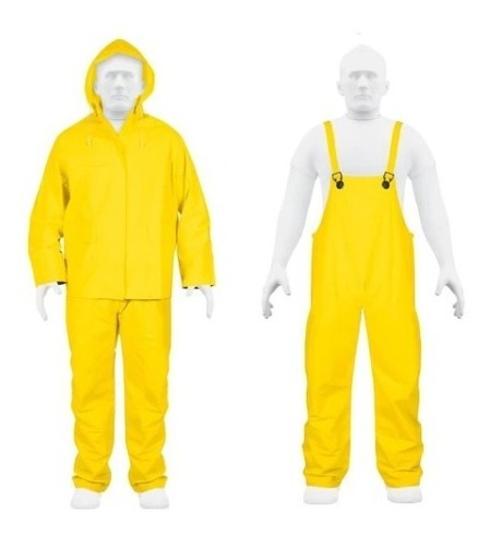 Impermeable Conjunto 3 Pzas Talla  M   Amarillo Truper