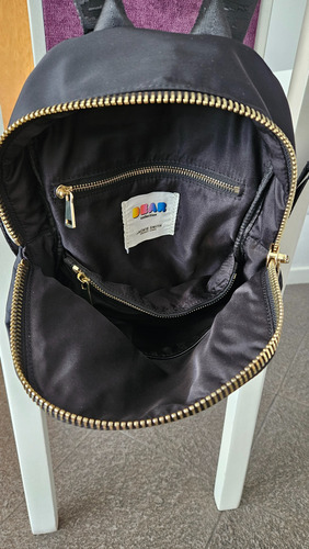Mochila Jackie Smith Dear Backpack Negra Negro Liso