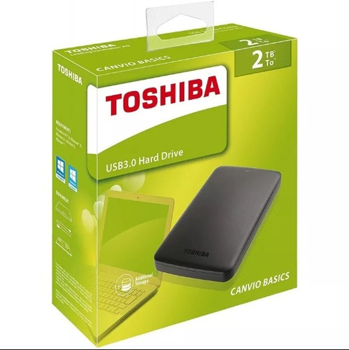 Disco Duro Externo Toshiba 2tb Canvio Basic Usb 3.0 Xbox Ps4